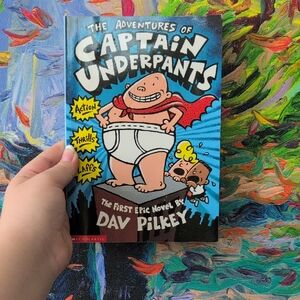 Scholastic's Captain Underpants in Blue and Red